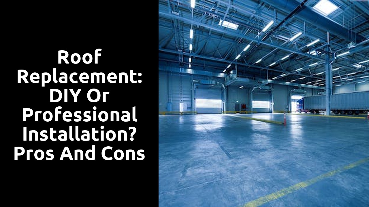 Roof Replacement: DIY or Professional Installation? Pros and Cons