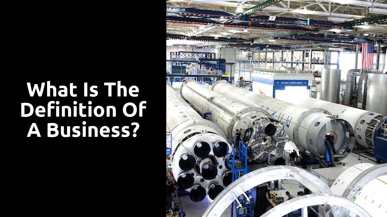 What is the definition of a business?