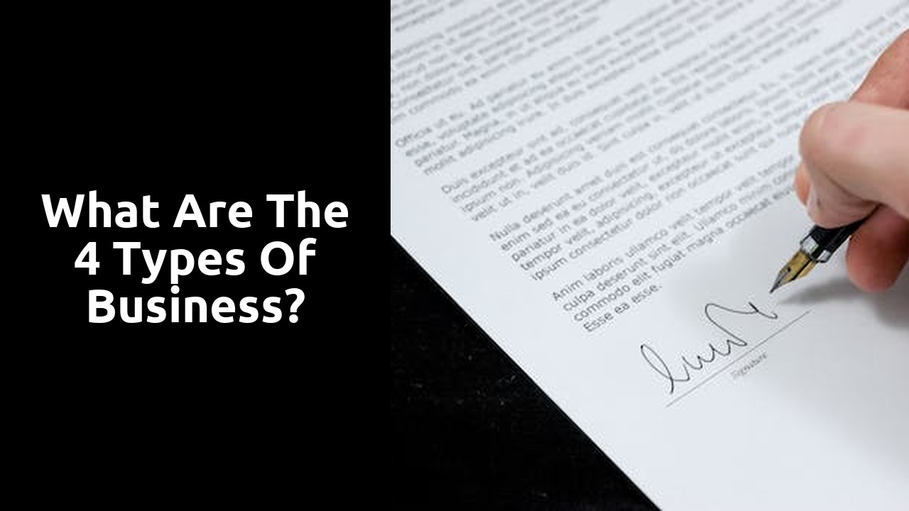 What are the 4 types of business?